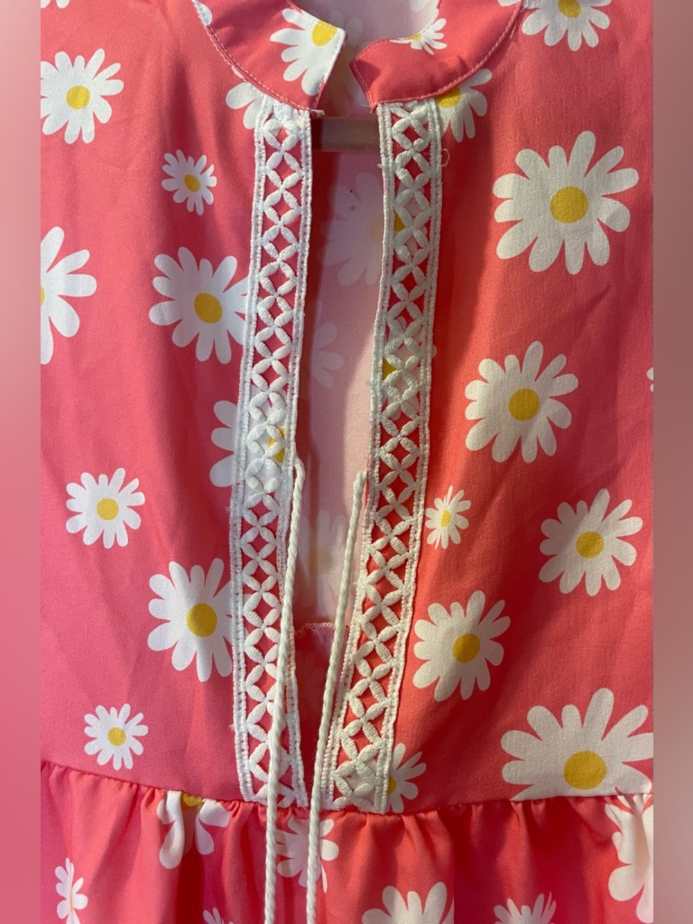Med Daisy Boho Sundress/Mini Dress NWOT - Picture 7 of 9